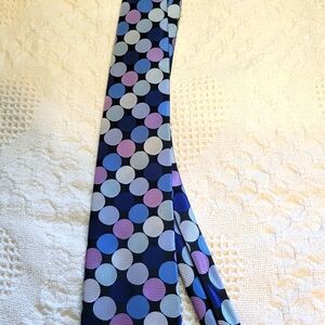 Polka Dot Tie in Blue and Purple